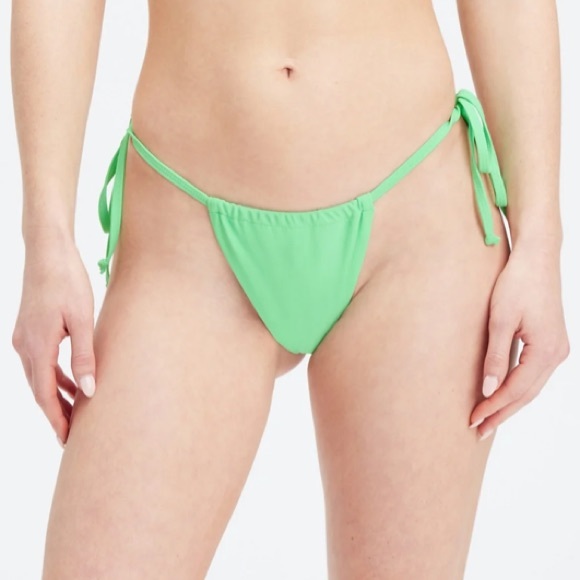 Fabletics Bikini Set-Scoop Neck Bikini Top & High-Cut String Bikini Bottom - Picture 2 of 8